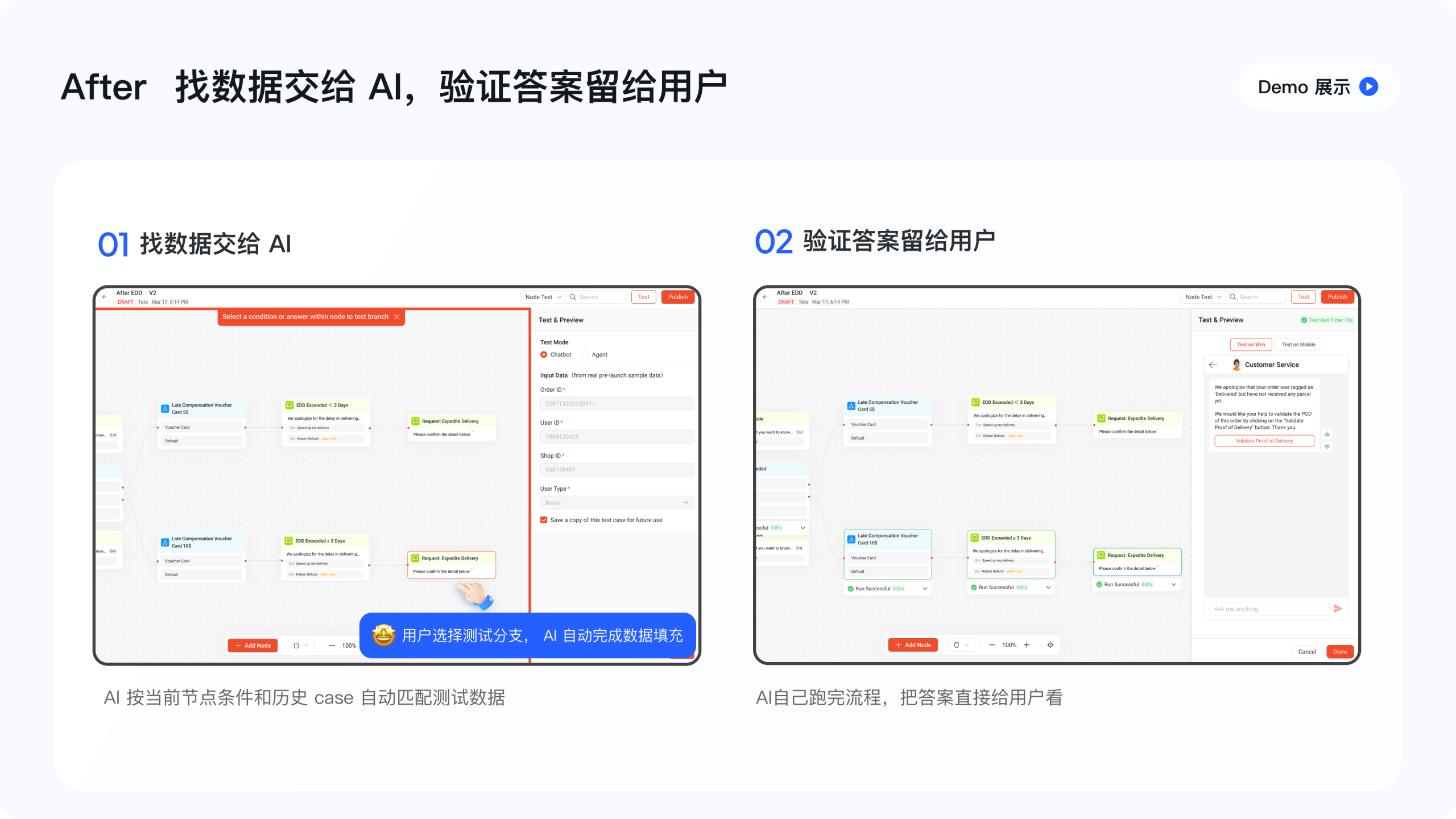 改造后:AI 帮忙准备数据,运营来核对答案